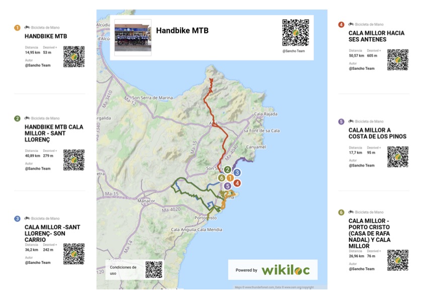 Rutas Handbike MTB de Mallorca