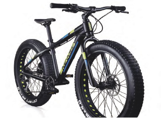 Bicicleta fat bike en alquiler en Cala Bona